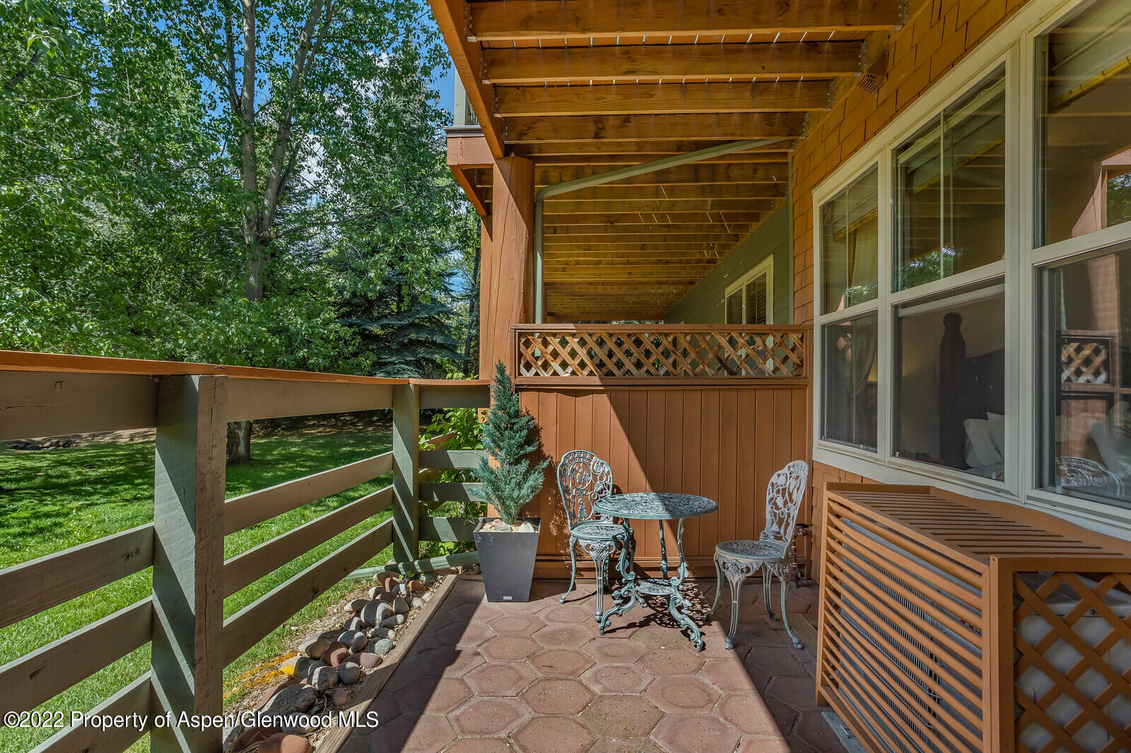 620 Evans Court Basalt, CO 81621 - Photo 33 of 35 a view of a chair and table in the balcony
