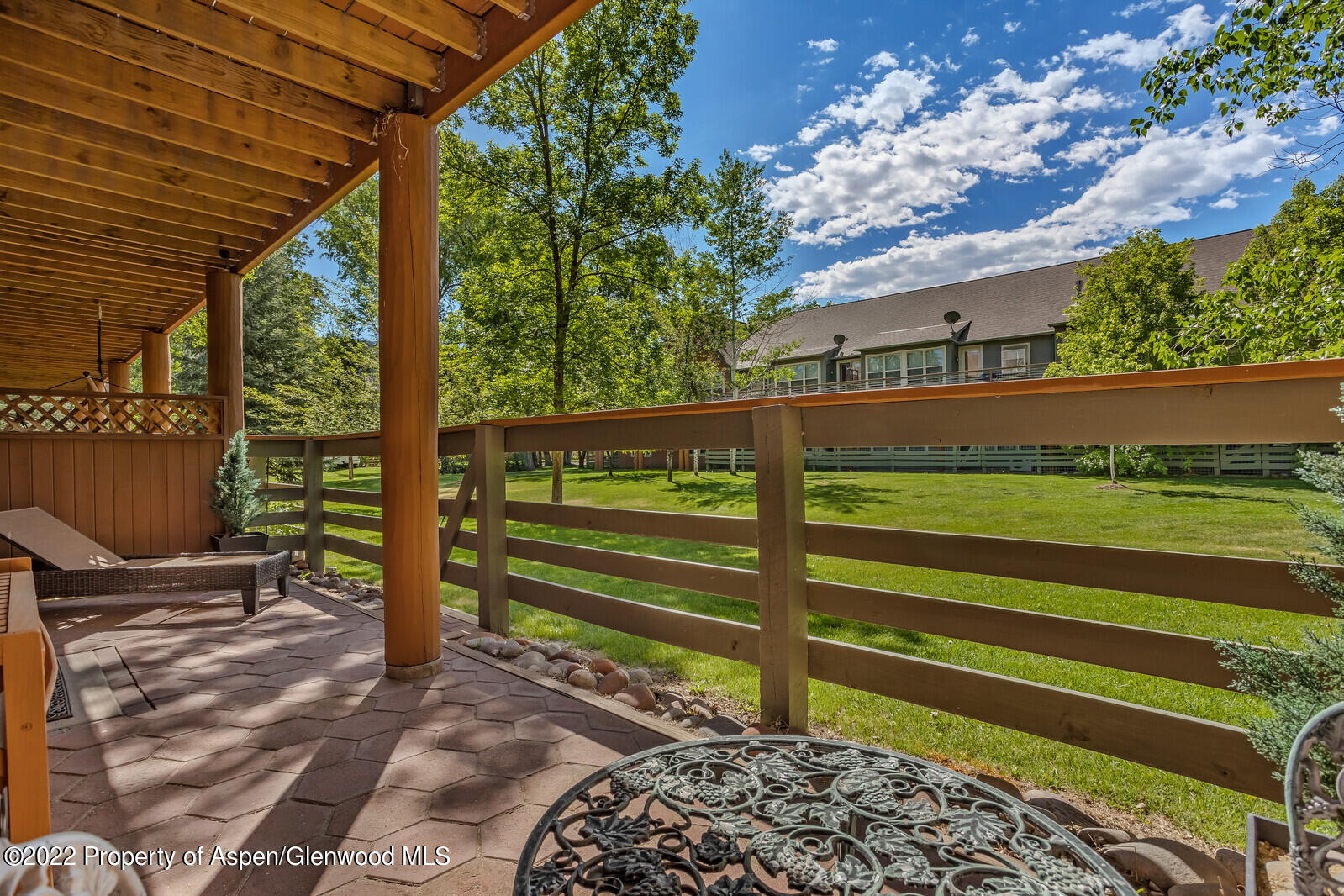 620 Evans Court Basalt, CO 81621 - Photo 34 of 35 a view of a bench in the garden