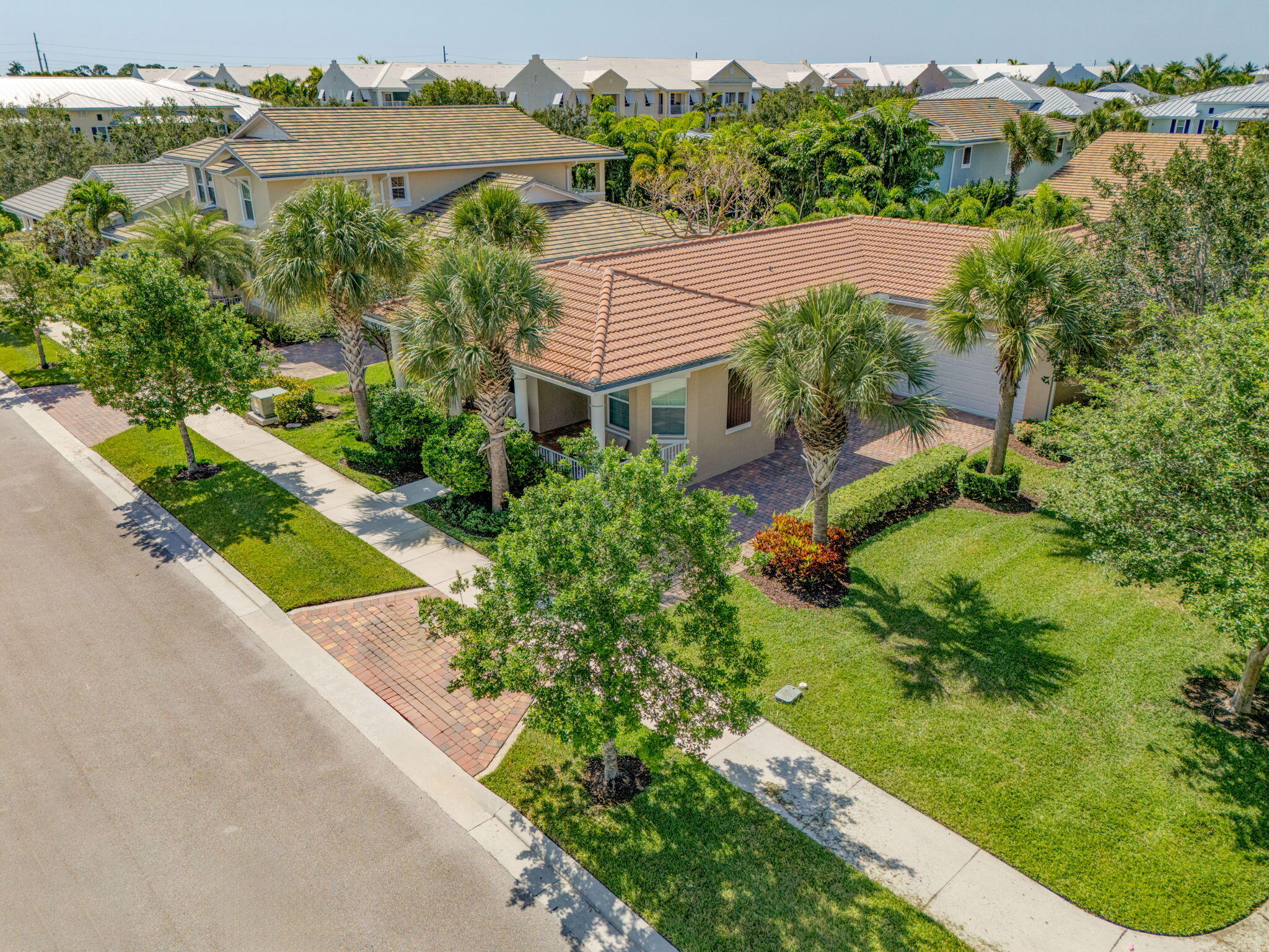 1122 South Prescott Drive Jupiter, FL 33458 - Photo 33 of 43 an aerial view of house with yard