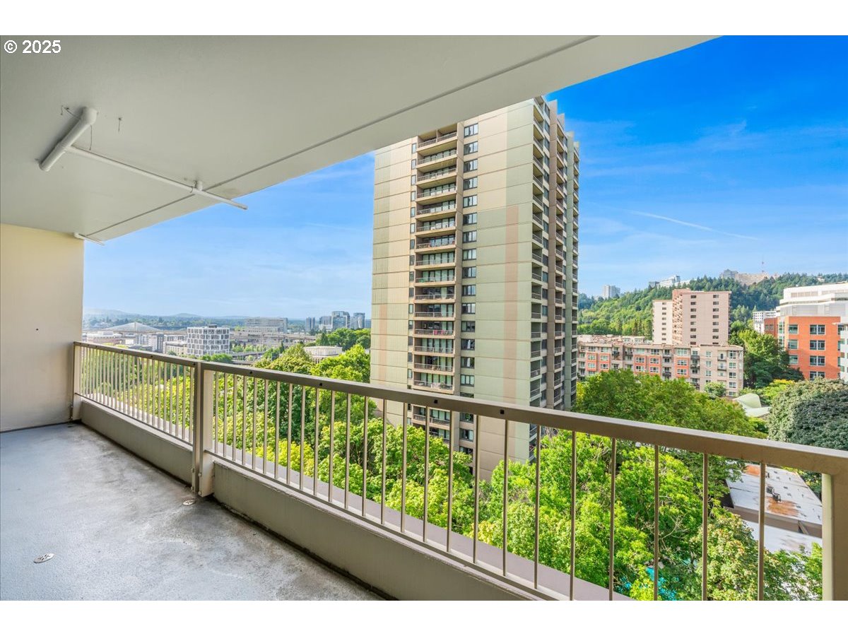 255 Southwest Harrison Street, Unit 11A Portland, OR 97201 - Photo 15 of 32 a view of city from a balcony