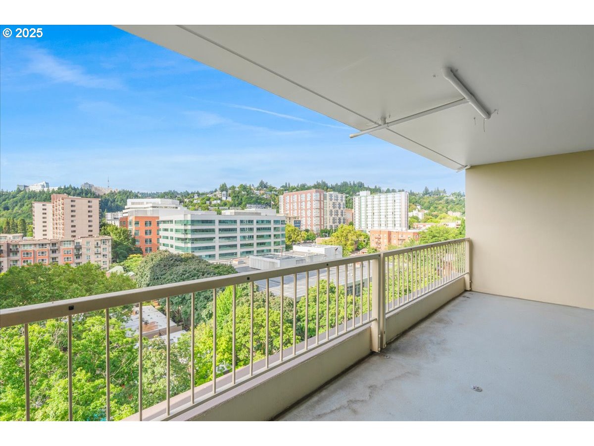 255 Southwest Harrison Street, Unit 11A Portland, OR 97201 - Photo 19 of 32 a view of city from a balcony