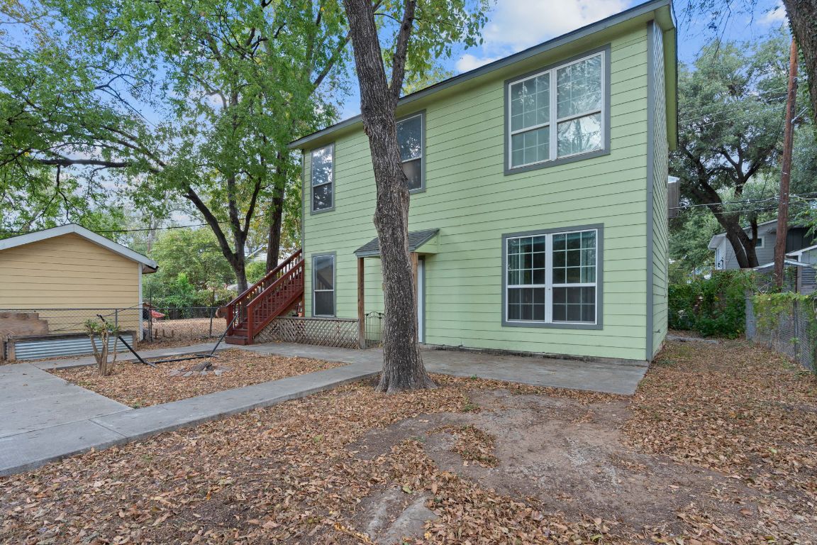 2610 East 2nd Street, Unit A Austin, TX 78702 - Photo 1 of 16 a view of a house with a yard and porch