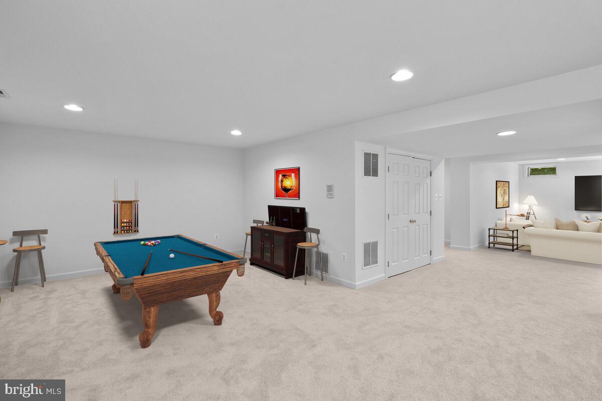 18705 Olney Mill Road Olney, MD 20832 - Photo 45 of 64 Virtually Staged Basement w/ Brand New Carpet