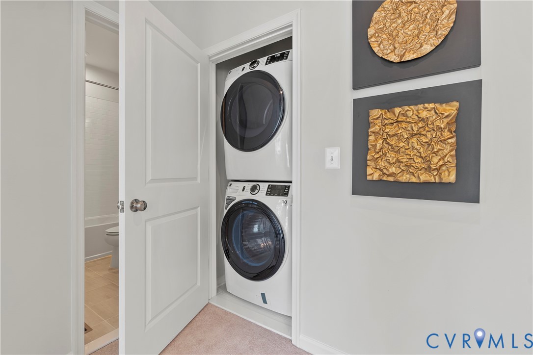3611 Edna Path, Unit A Richmond, VA 23233 - Photo 28 of 32 a utility room with dryer and washer