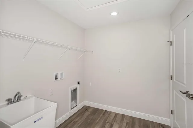 a front view of a lake with lots of trees