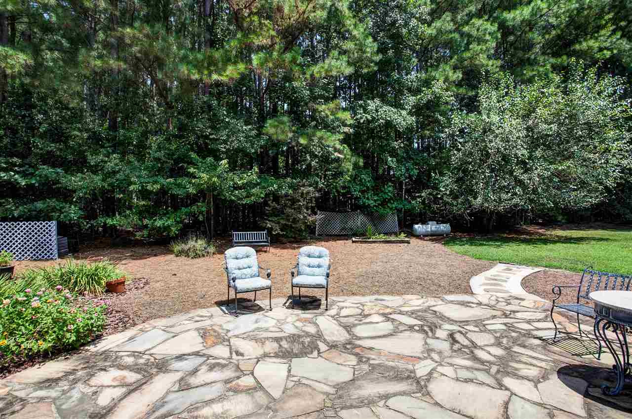 5320 Birchleaf Drive Raleigh, NC 27606 - Photo 22 of 25 Paver stone Patio Overlooks Private Flat Back Yard