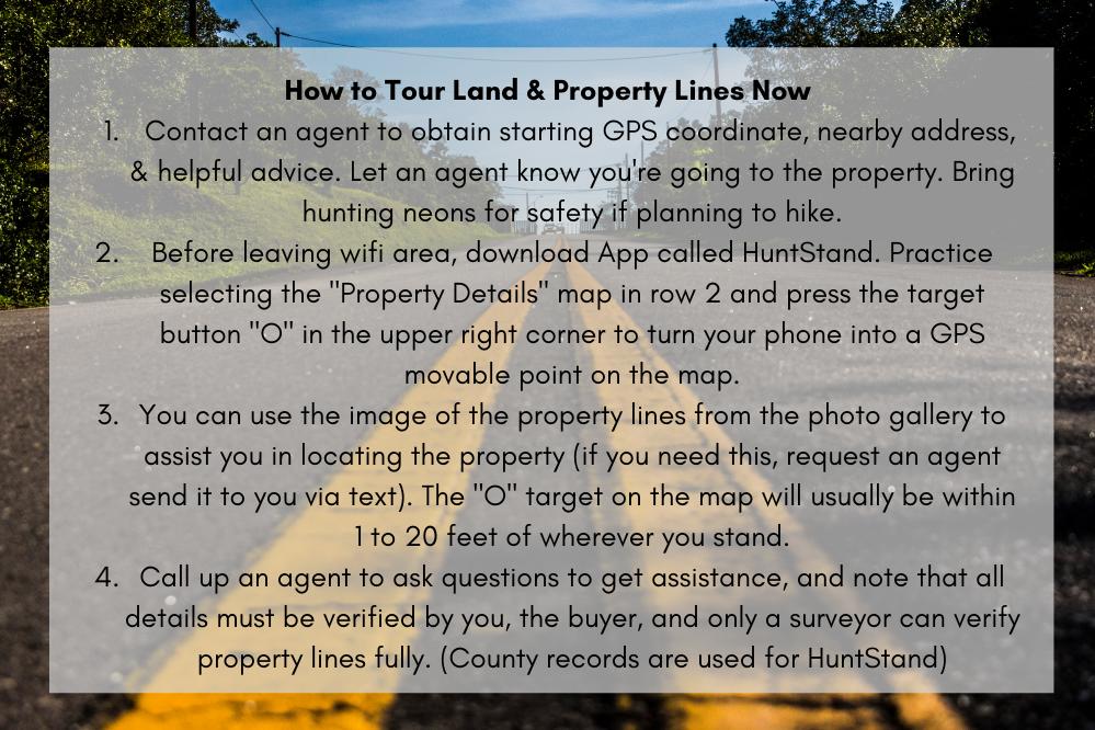 How to Tour Land & Property Lines Now Co