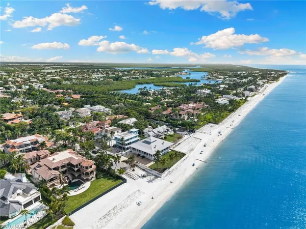 an aerial view of city