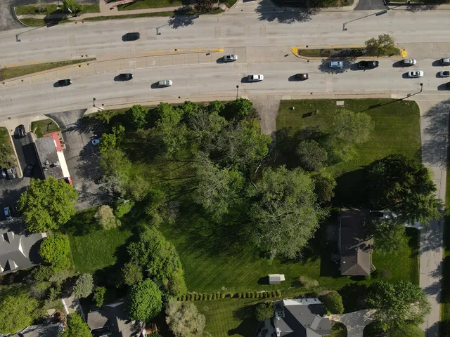 a view of outdoor space with garden