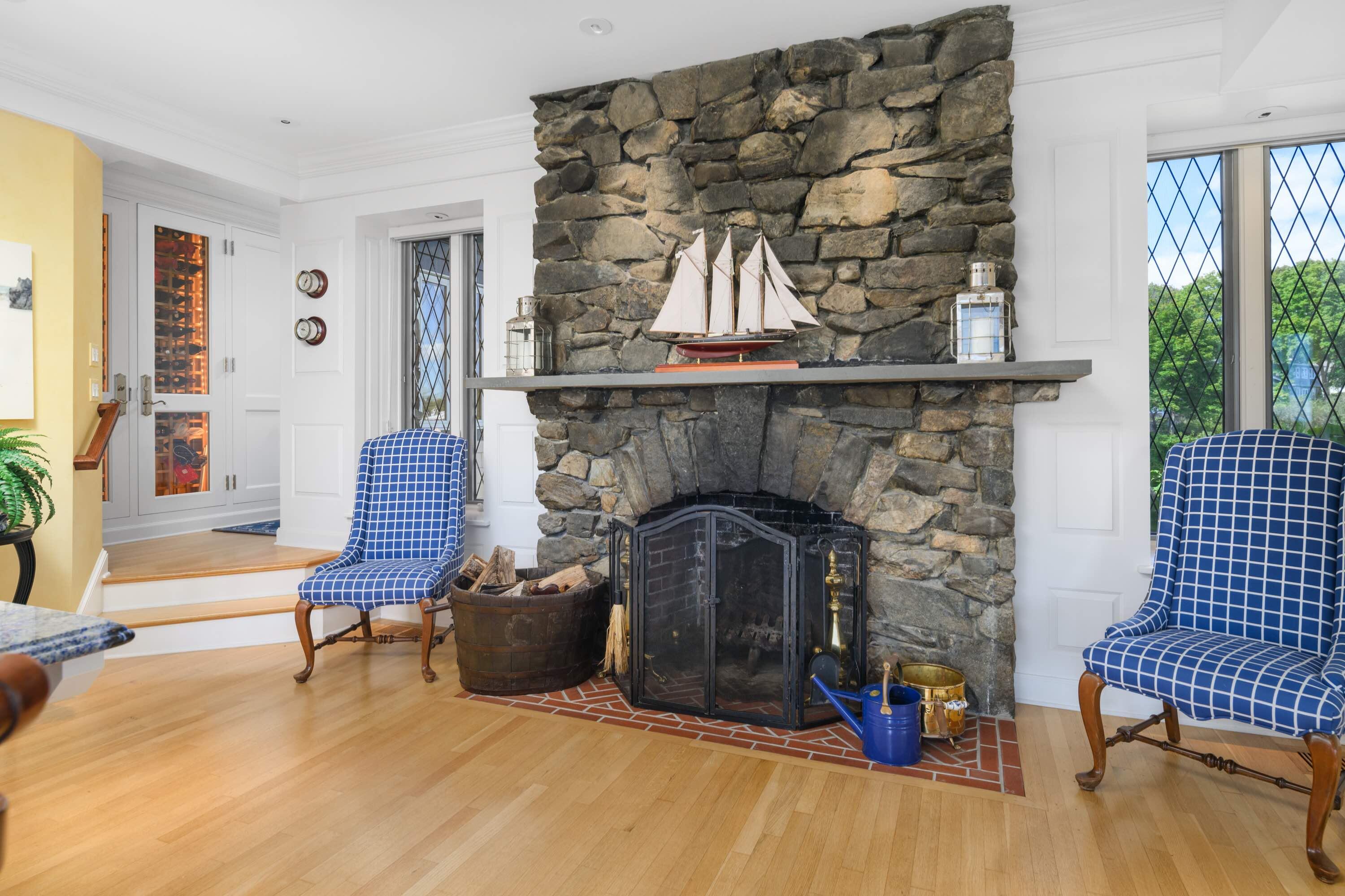 24 Fieldstone Lane, Unit 5 Ogunquit, ME 03907 - Photo 10 of 43 Fireplace