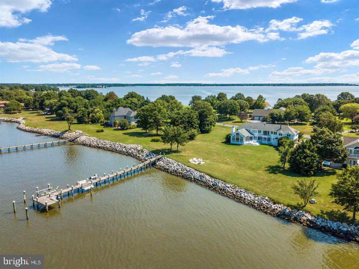 2838 Cox Neck Road Chester, MD 21619 - Photo 3 of 66 180' of unobstructed Waterfront Views