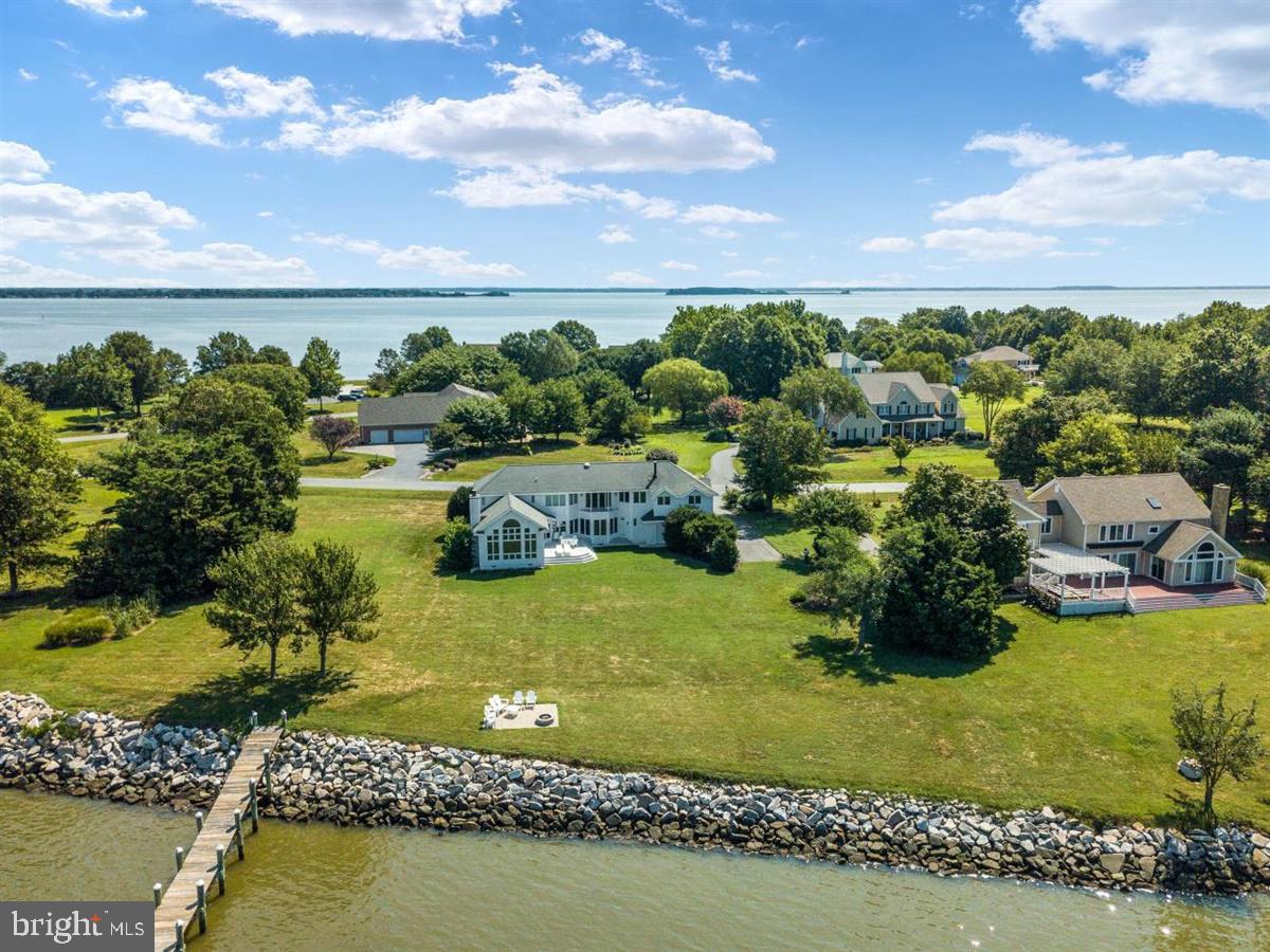 2838 Cox Neck Road Chester, MD 21619 - Photo 43 of 66 Water View seeing Crab Alley Bay in the distance