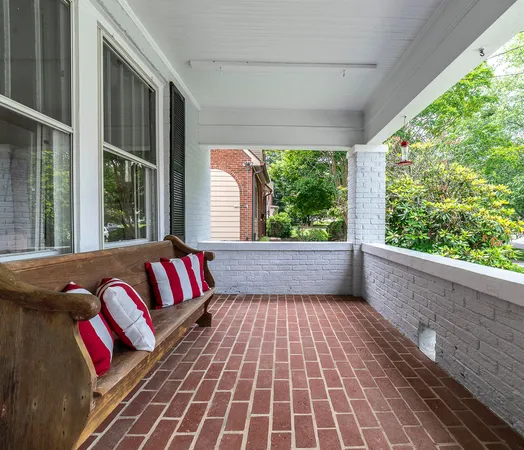 a view of balcony with couch