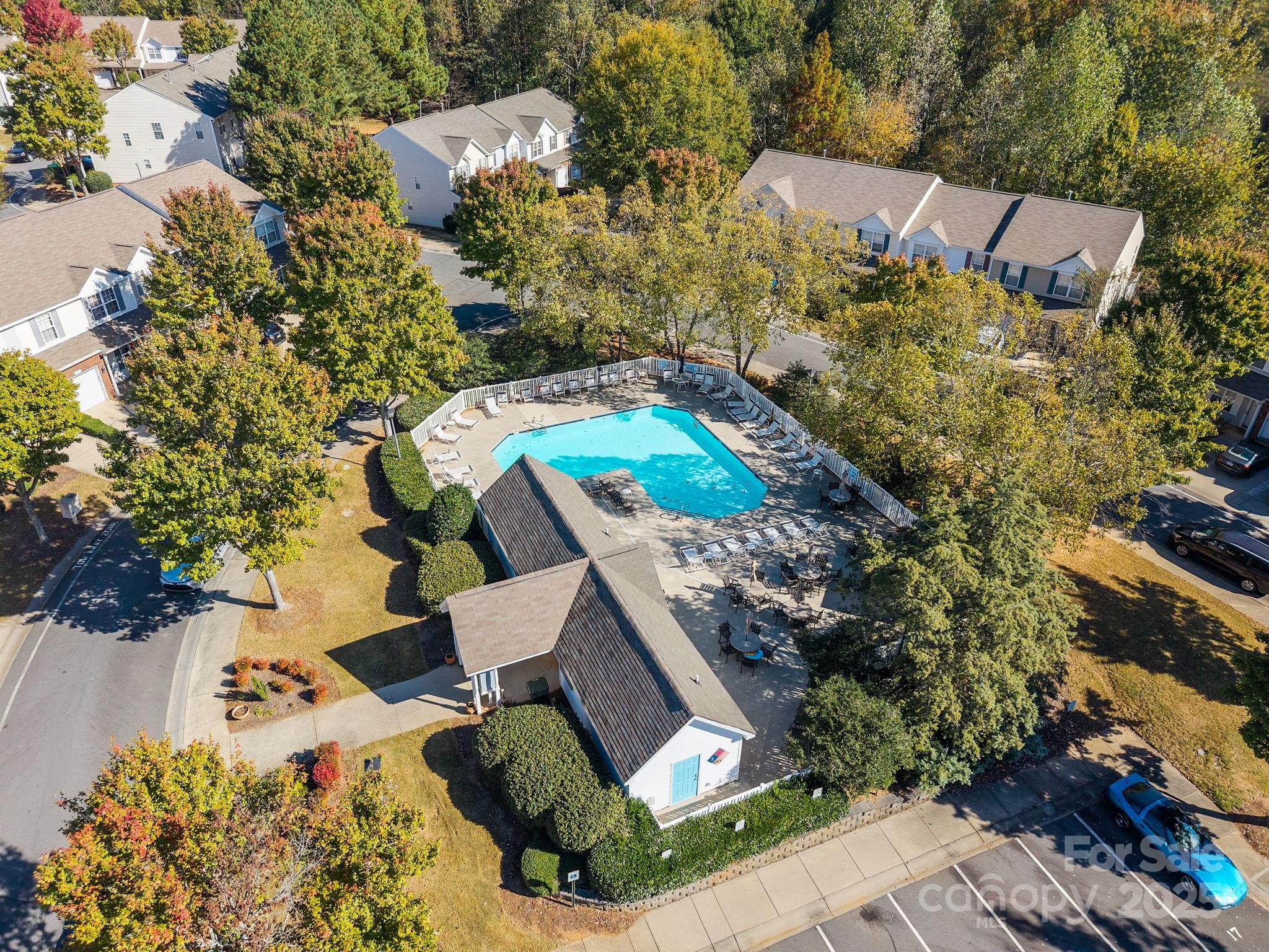 218 Tail Race Lane Fort Mill, SC 29715 - Photo 29 of 42 an aerial view of a house with outdoor space and street view