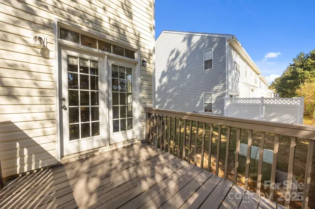 a view of a house with a patio