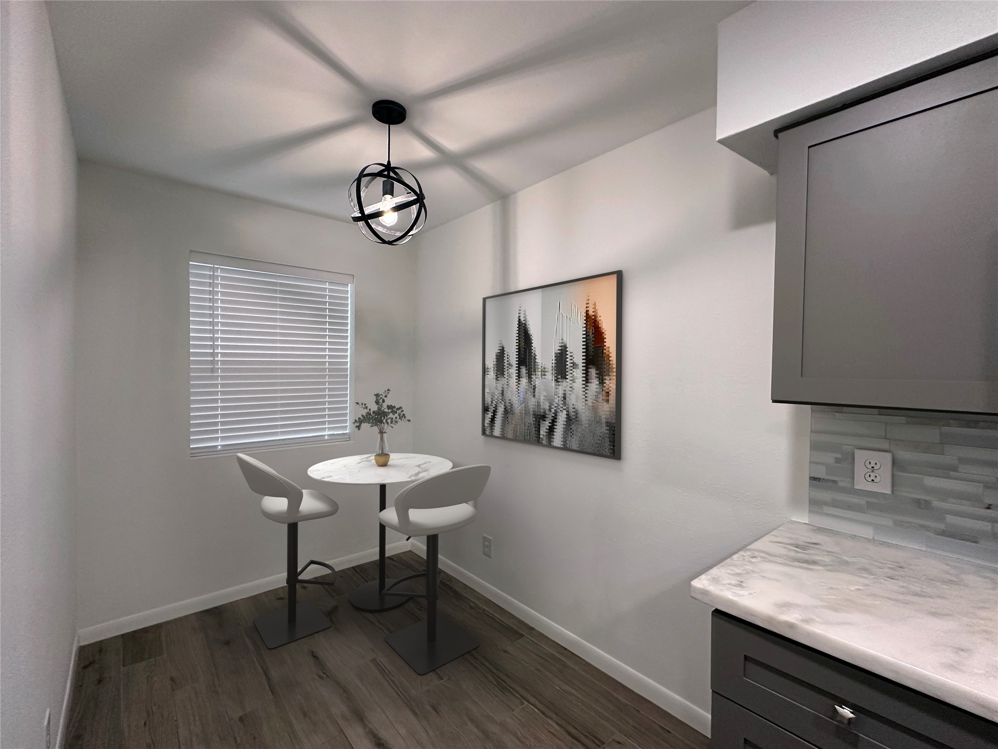 5528 Beverly Hill Street, Unit 3 Houston, TX 77056 - Photo 18 of 50 a view of a room with a table and chairs