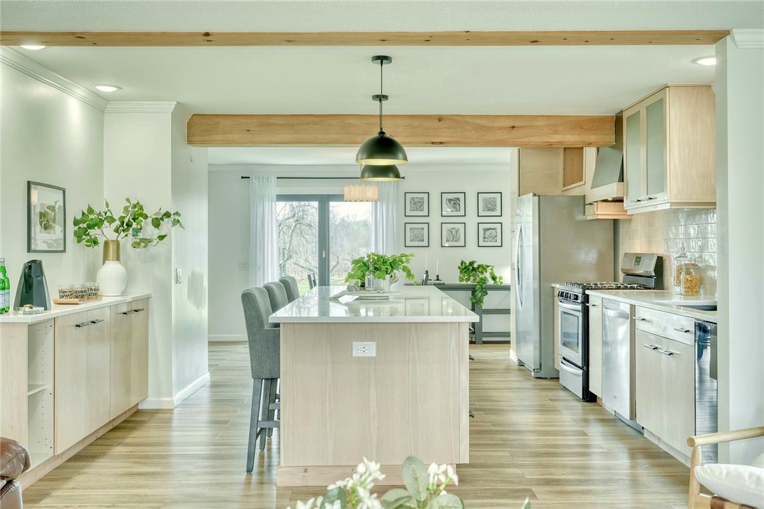 1056 Lake Road Ontario, NY 14519 - Photo 3 of 49 UPDATED KITCHEN WITH A TRUE WOW FACTOR featuring Q