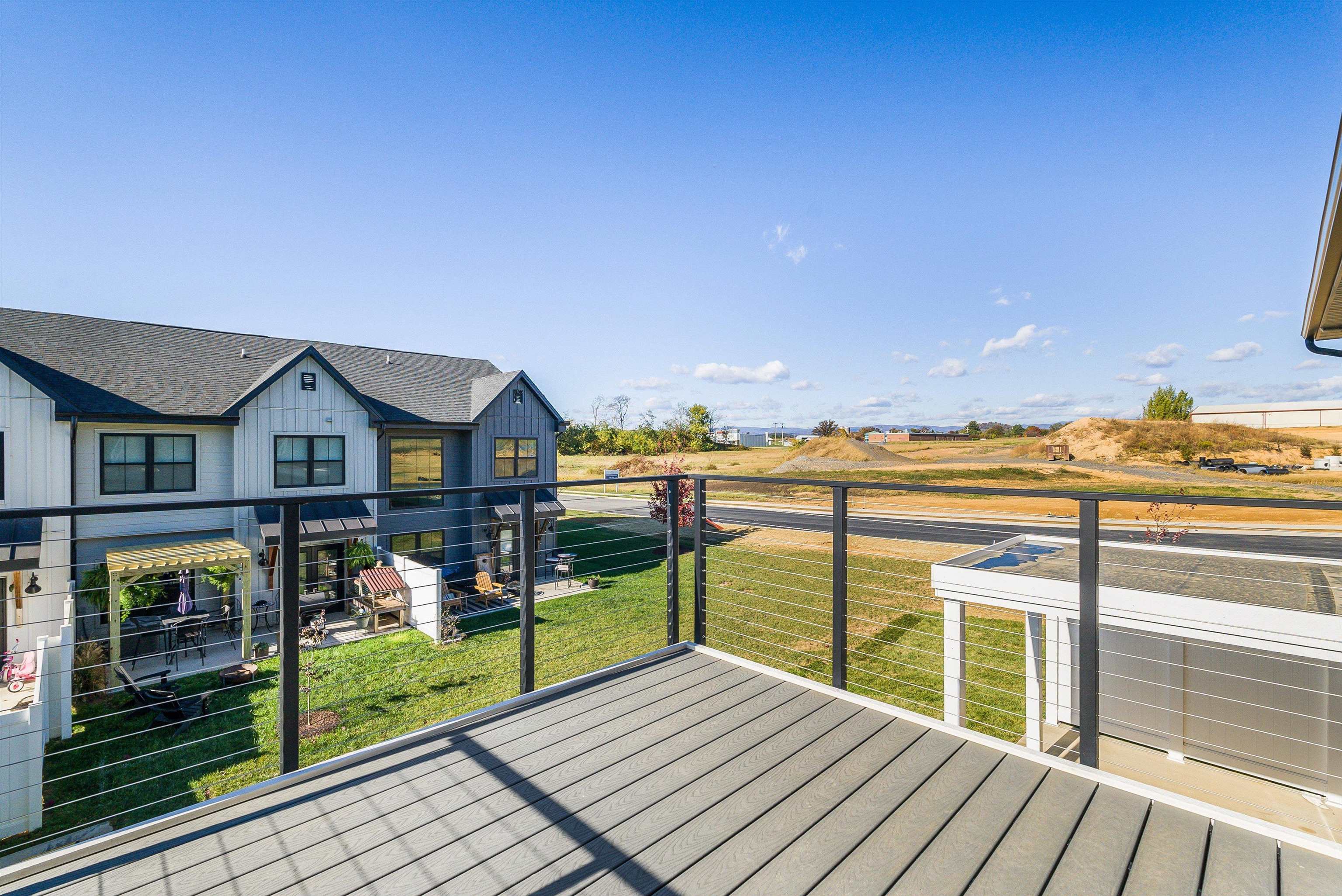 17 Barnyard Circle Bridgewater, VA 22812 - Photo 33 of 74 Optional rooftop deck upgrade can be added off the primary suite featuring composite decking and sleek cable railing.