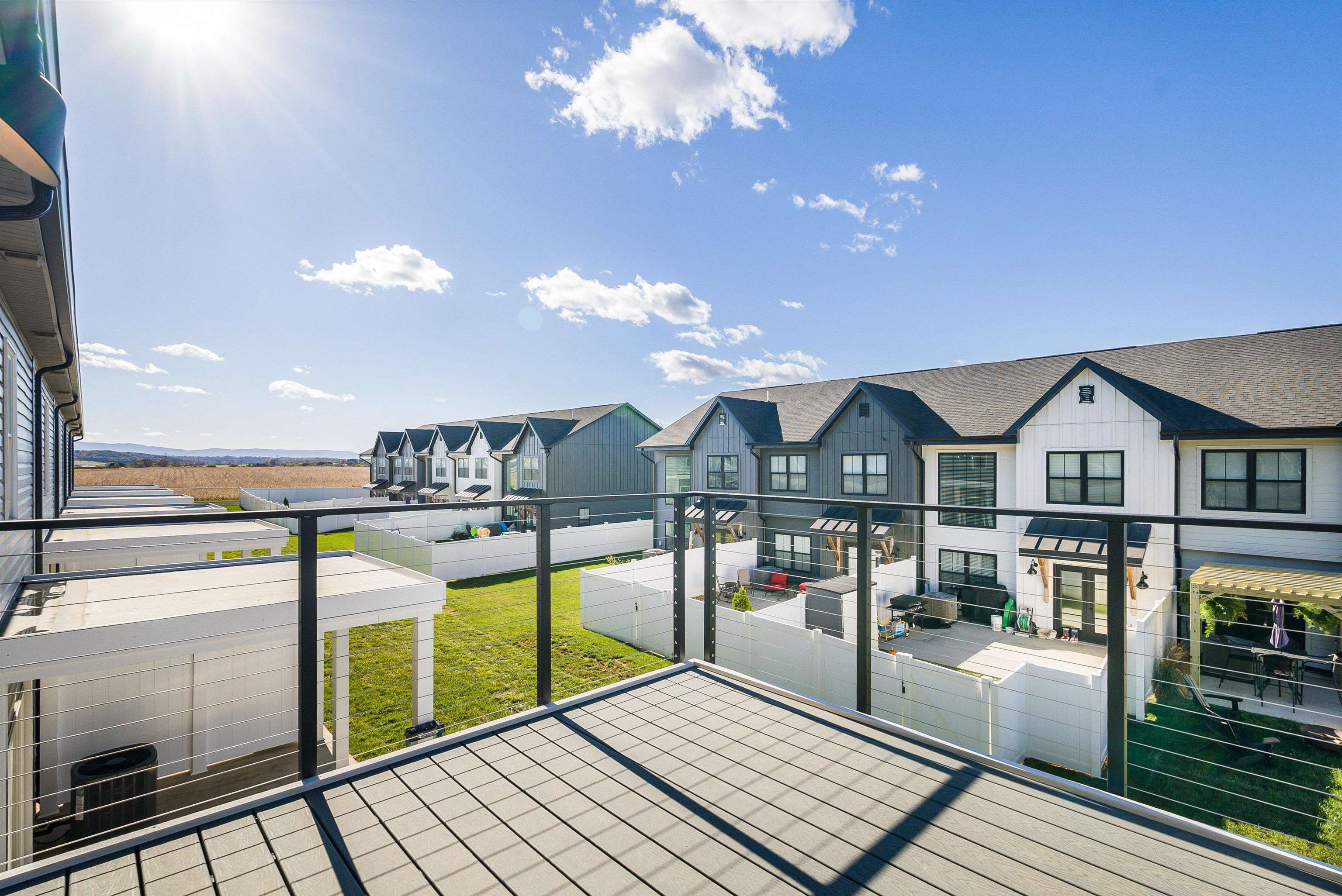 17 Barnyard Circle Bridgewater, VA 22812 - Photo 34 of 74 Optional rooftop deck upgrade can be added off the primary suite featuring composite decking and sleek cable railing.