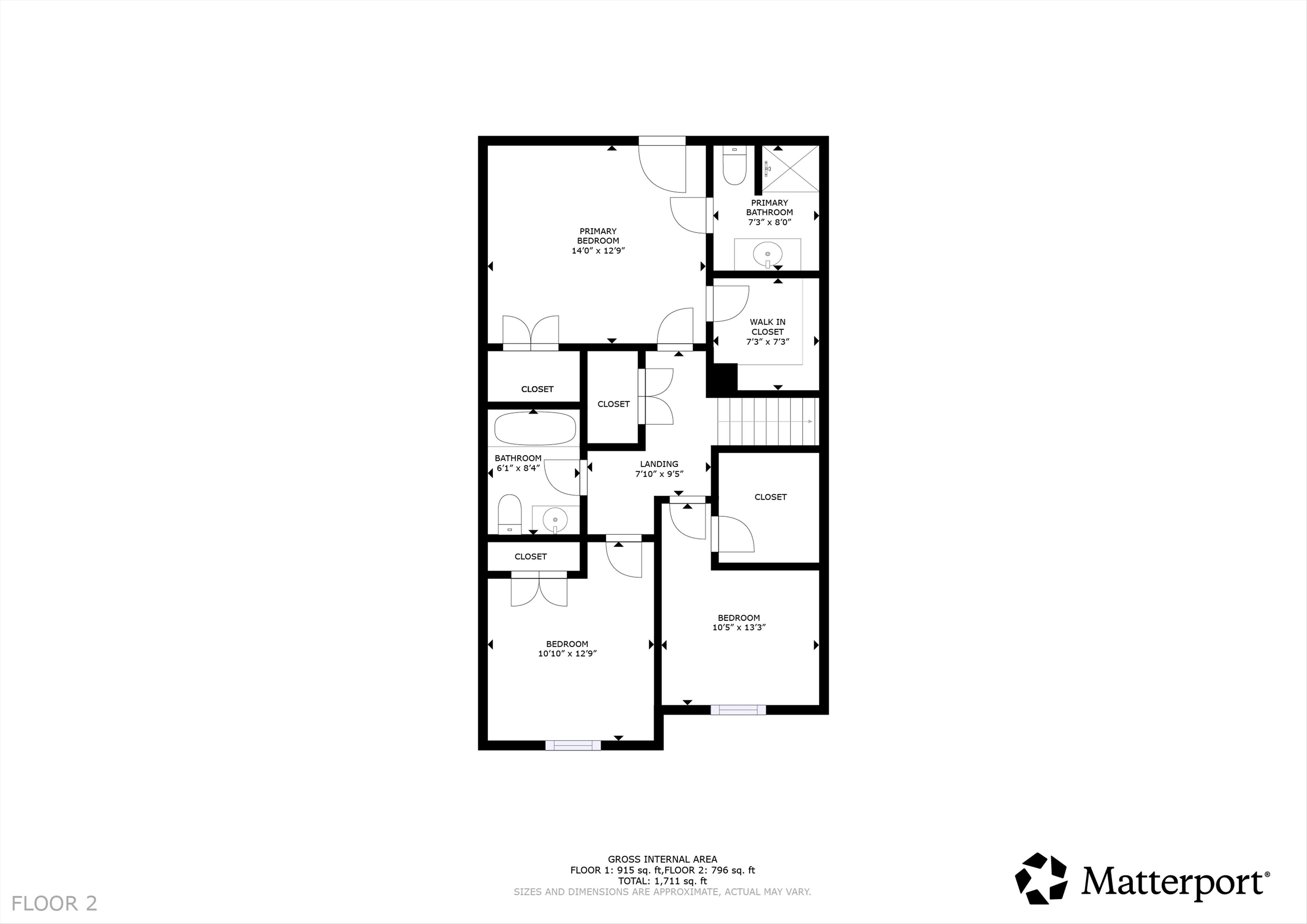 17 Barnyard Circle Bridgewater, VA 22812 - Photo 74 of 74 Upstairs Floorplan