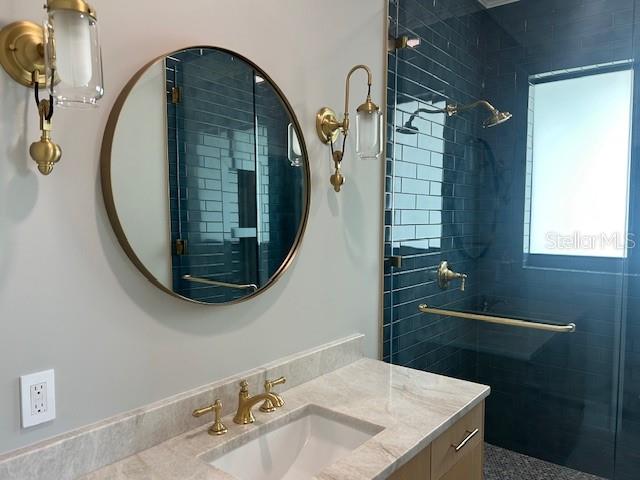 19 Hibiscus Road Belleair, FL 33756 - Photo 30 of 44 a bathroom with a sink and a mirror