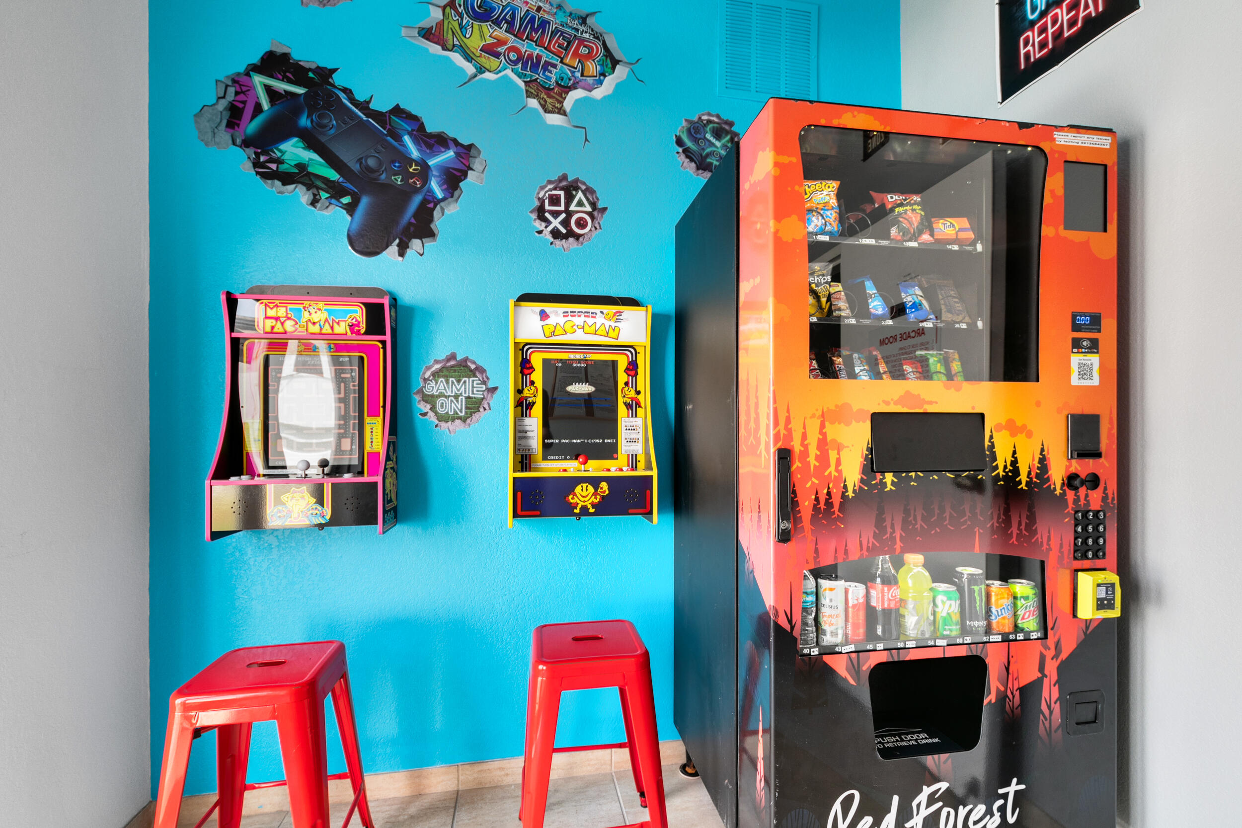 1029 Park Drive, Unit 32 Indian Harbour Beach, FL 32937 - Photo 23 of 35 an aerial view of a play room with furniture and toys