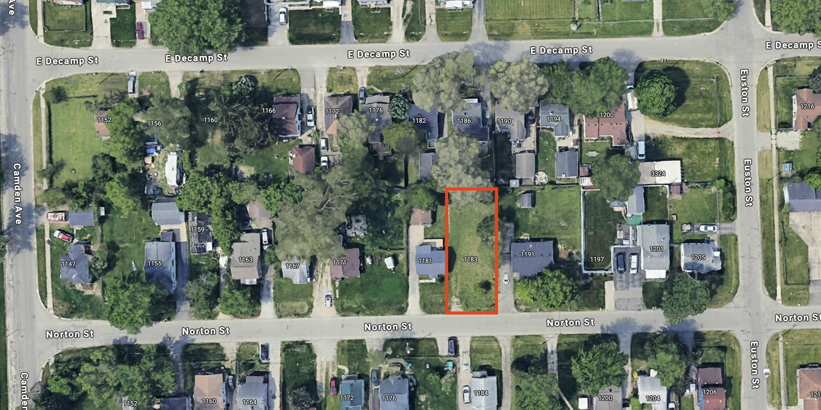 1183 Norton Street Burton, MI 48529 - Photo 3 of 3 Lot Lines Approx. 2