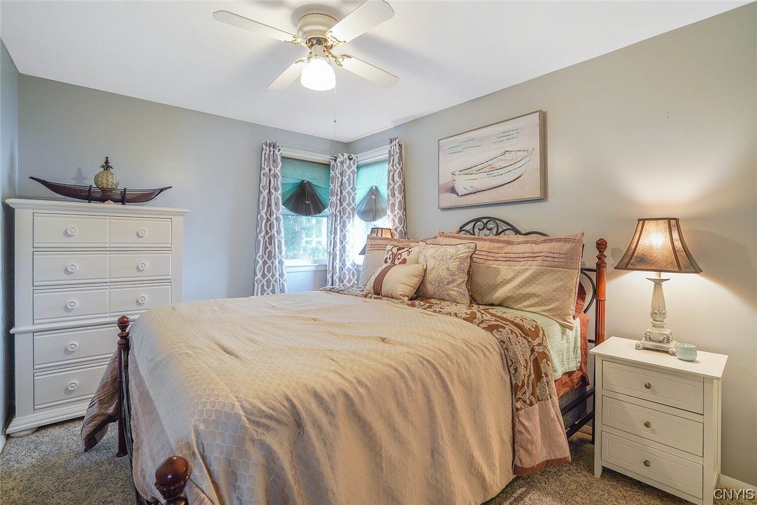 160 Evans Rd Extension Tully, NY 13159 - Photo 33 of 46 Primary bedroom with queen size bed