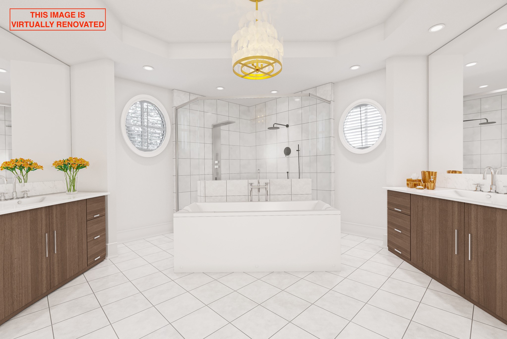 120 Woodward Hills Place Brentwood, TN 37027 - Photo 19 of 69 a bathroom with a tub a sink and a shower