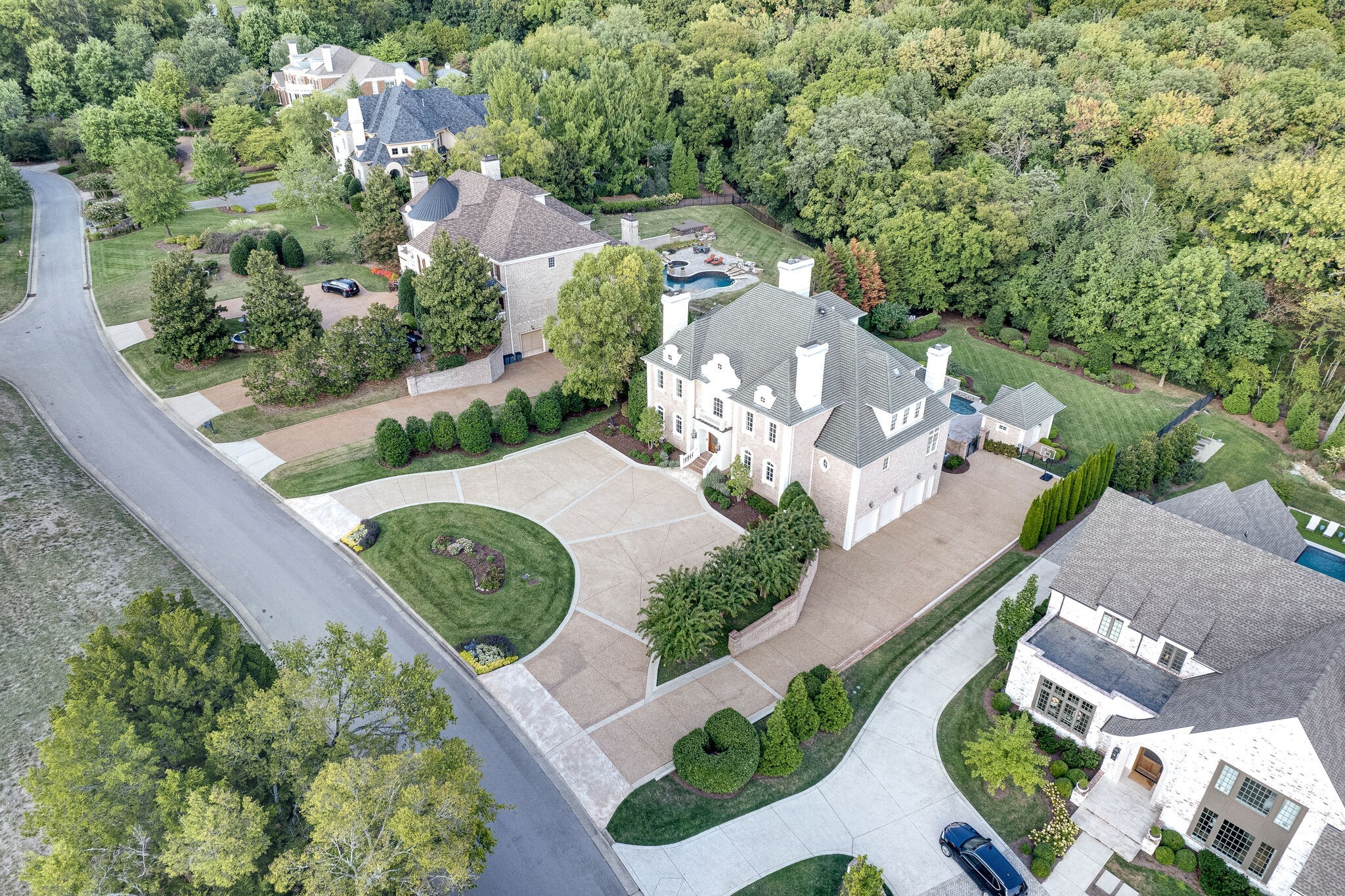 120 Woodward Hills Place Brentwood, TN 37027 - Photo 69 of 69 an aerial view of a house