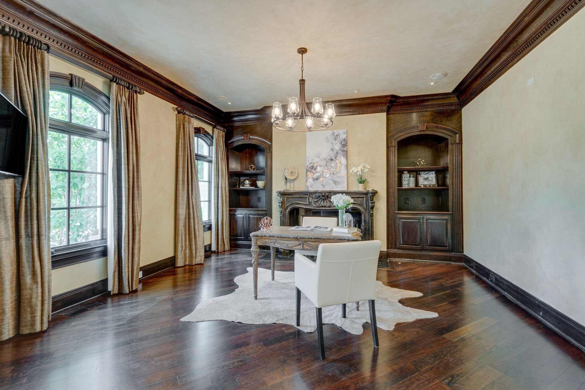 120 Woodward Hills Place Brentwood, TN 37027 - Photo 10 of 69 a view of a dining room with furniture window and wooden floor