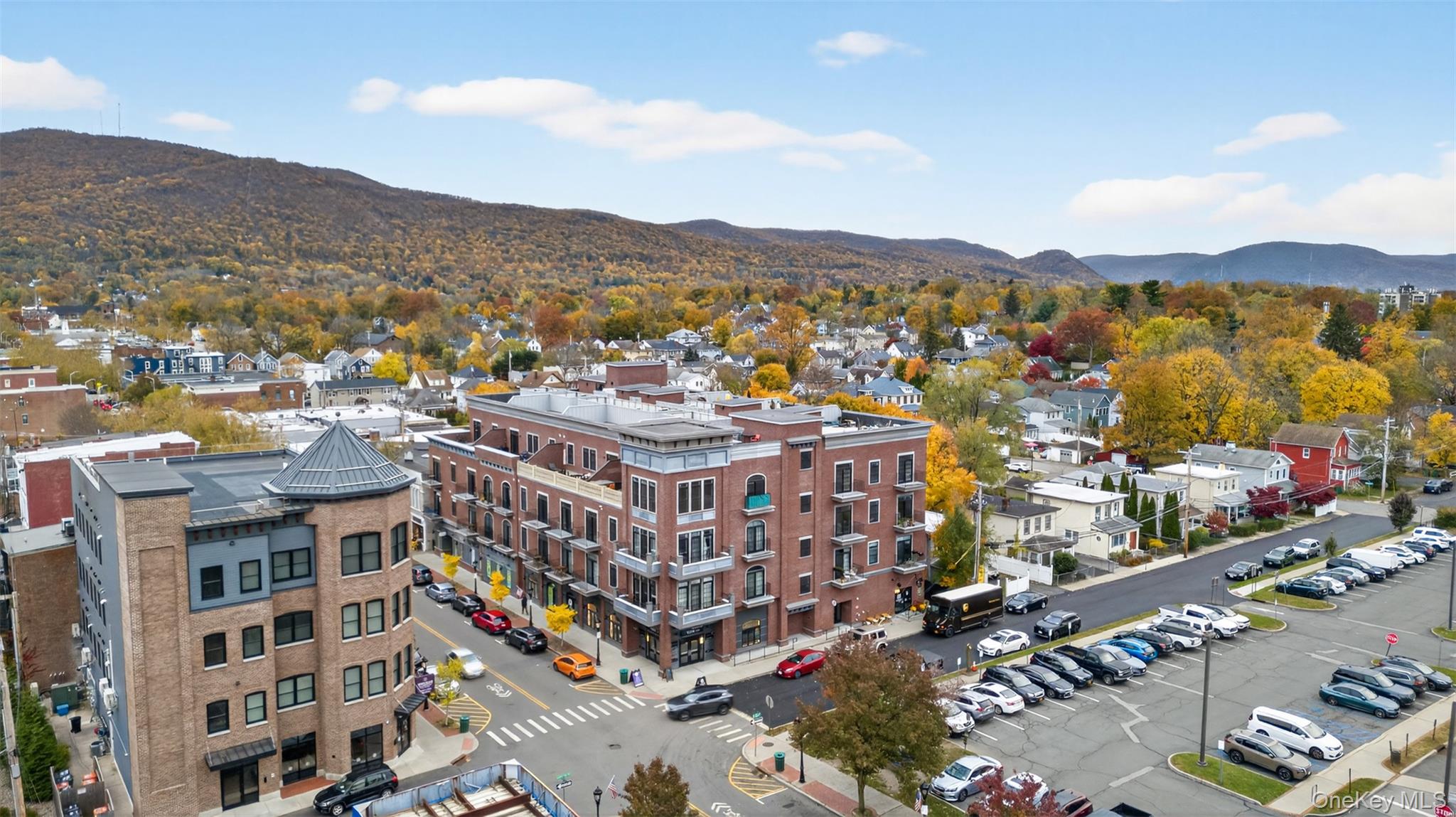 249 Main Street, Unit 305 Beacon, NY 12508 - Photo 28 of 36 Drone / aerial view of a mountainous background