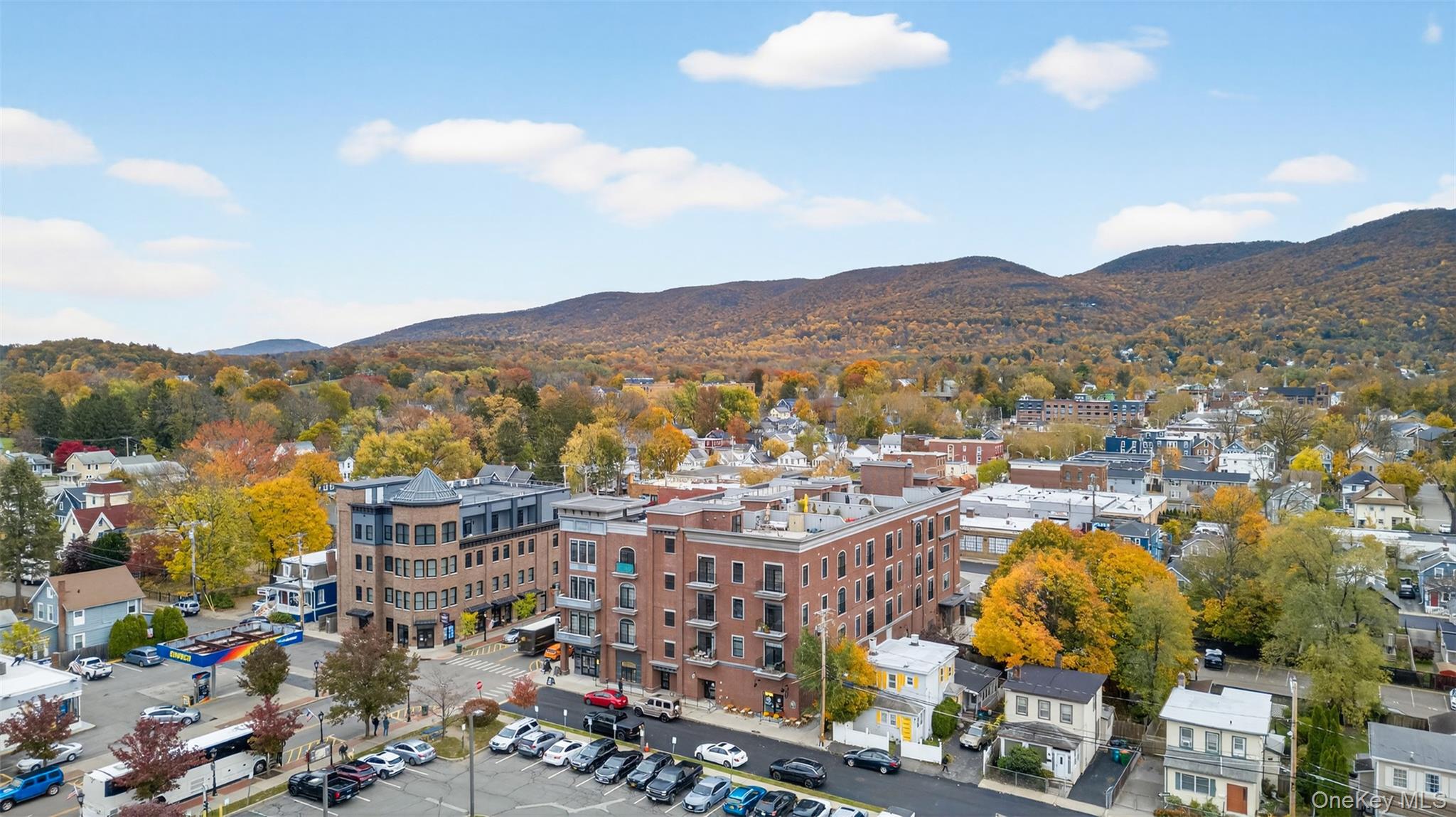 249 Main Street, Unit 305 Beacon, NY 12508 - Photo 30 of 36 Bird's eye view of a mountain backdrop