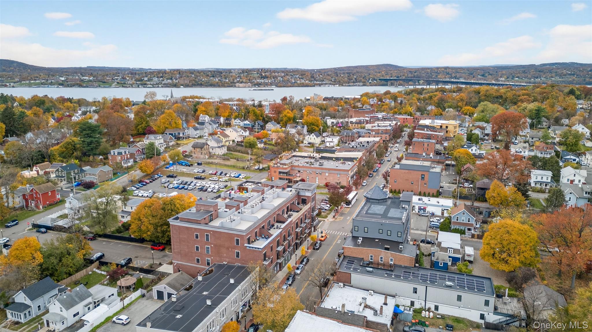 249 Main Street, Unit 305 Beacon, NY 12508 - Photo 32 of 36 Drone / aerial view of a large body of water