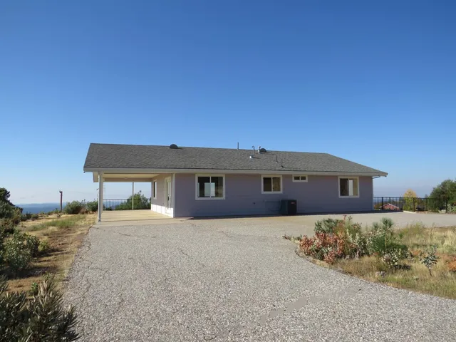 a backyard of a house