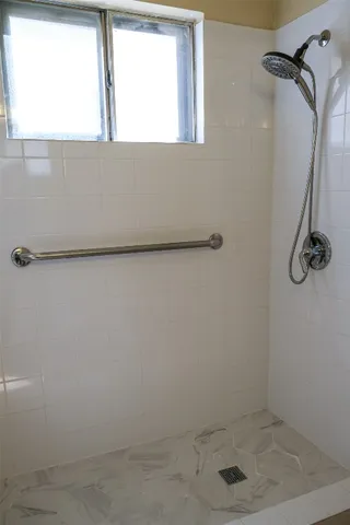 a view of a bathroom