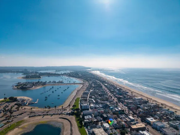 a view of outdoor space and ocean view