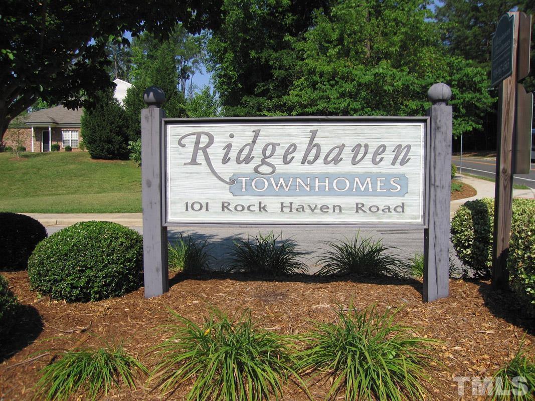 101 Rock Haven Road, Unit D402 Carrboro, NC 27510 - Photo 13 of 14 a sign on the side of a building