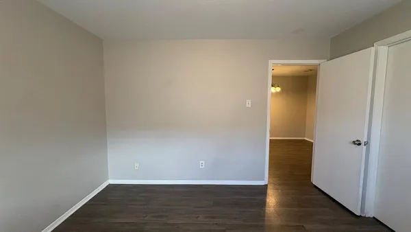 an empty room with an empty space