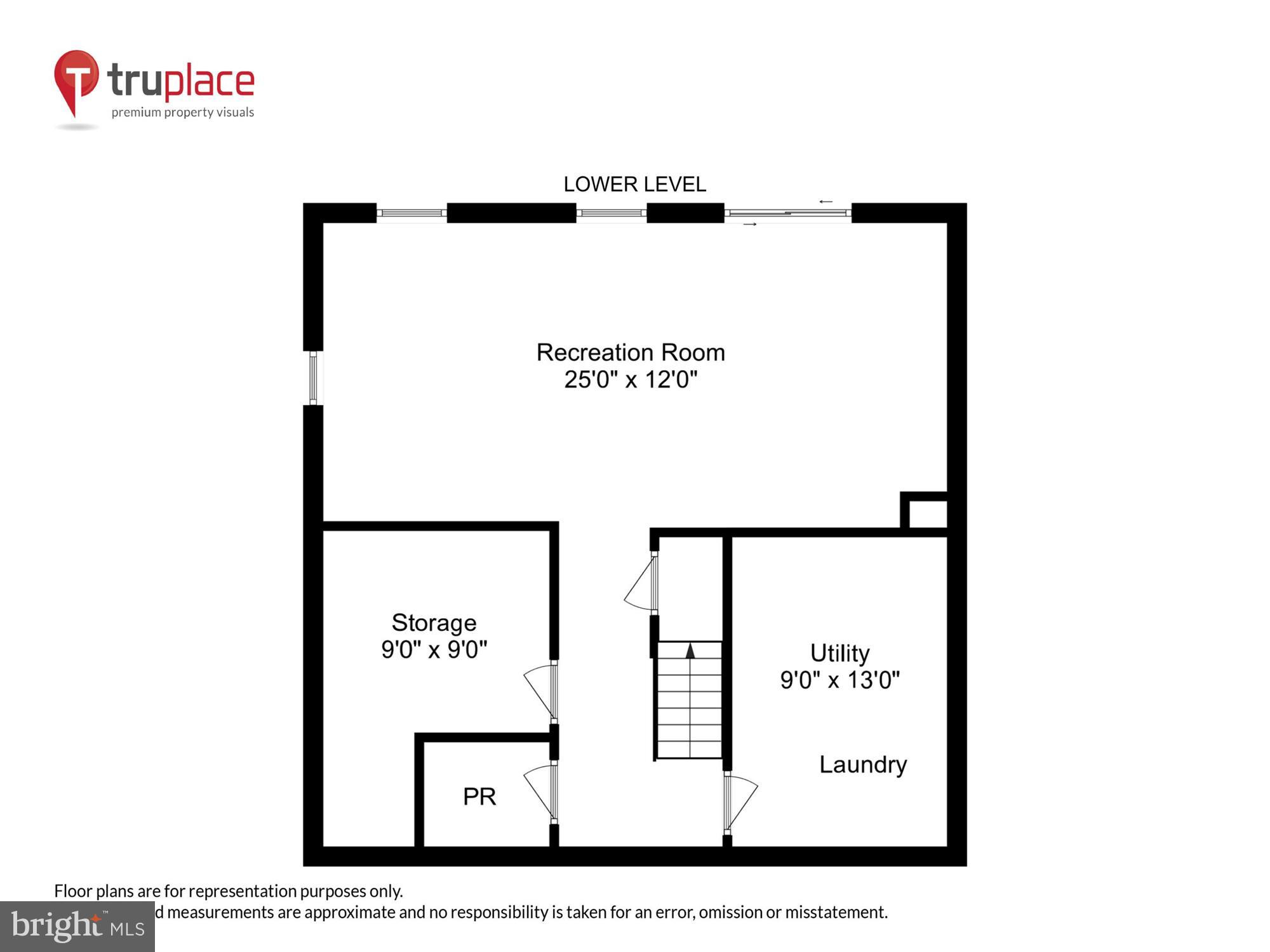 9912 Dellcastle Road Gaithersburg, MD 20886 - Photo 57 of 85 Lower Level (Labels & Measurements)