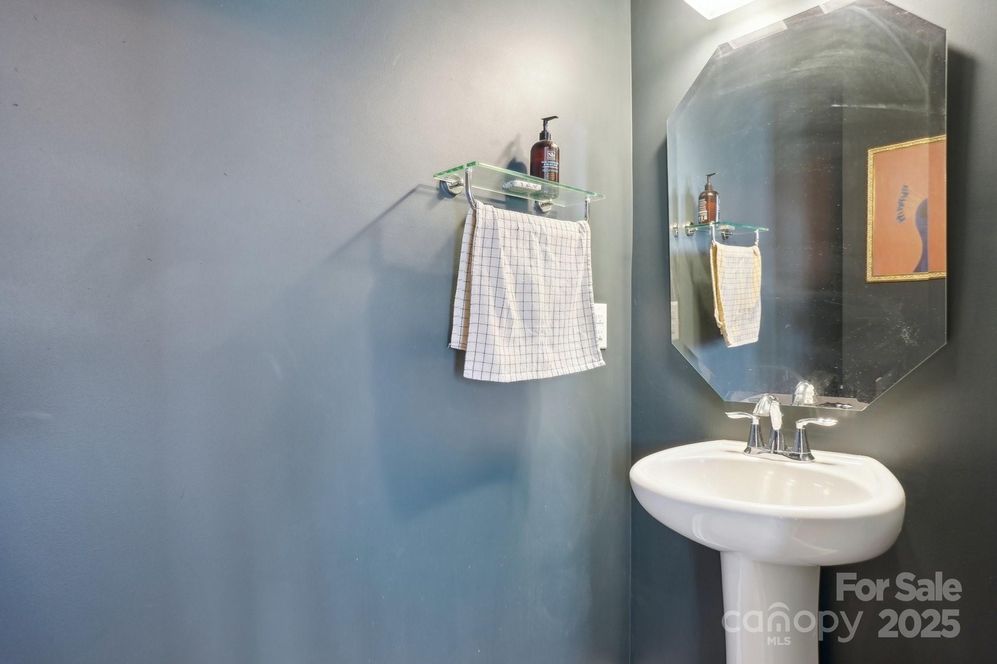 12461 Bryton Ridge Parkway Huntersville, NC 28078 - Photo 12 of 33 a bathroom with a sink and a mirror