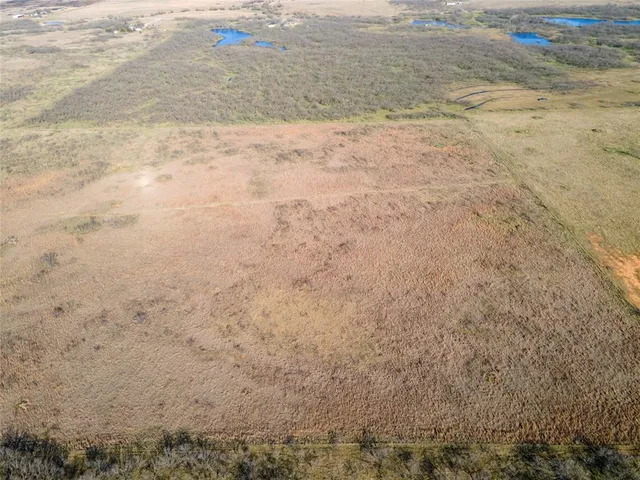 a view of a dry yard with wooden floor