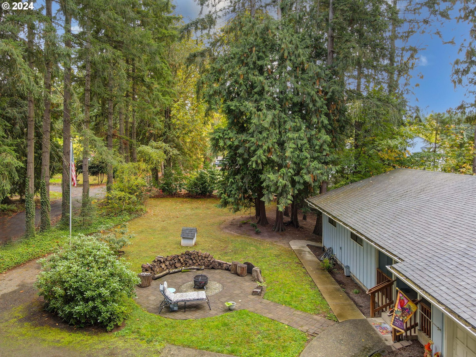 5634 South Whiskey Hill Road Hubbard, OR 97032 - Photo 45 of 48 a view of a swimming pool with a patio