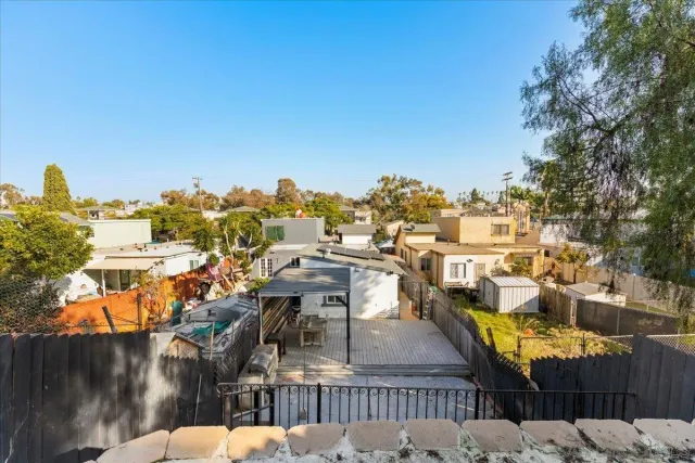 a view of kitchen with wooden floor