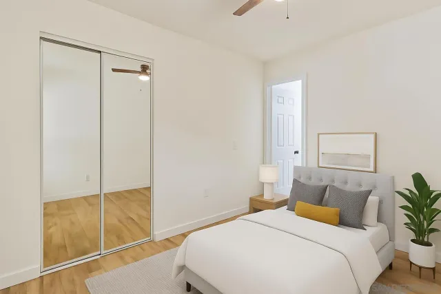 a view of a house with a garage