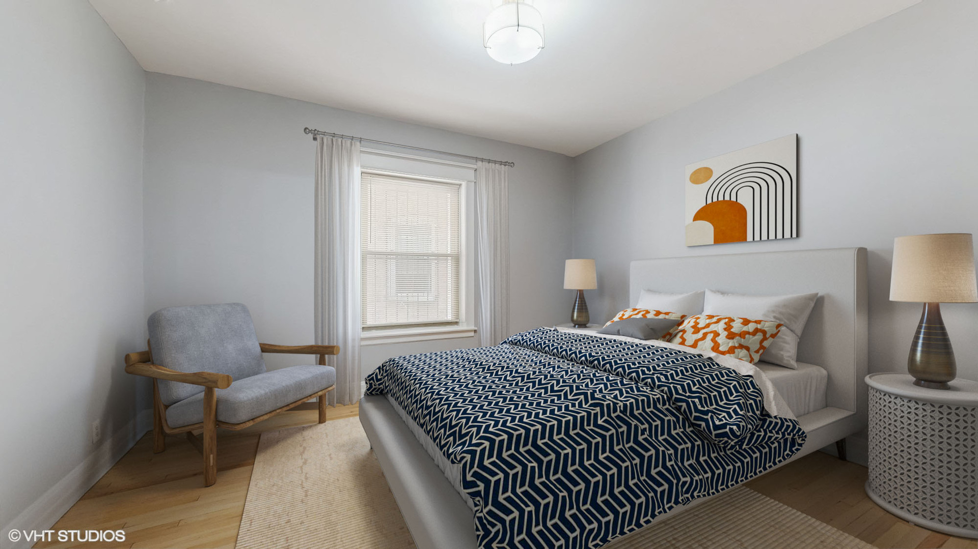 5237 South Michigan Avenue, Unit 1N Chicago, IL 60615 - Photo 28 of 47 a bedroom with a bed and window