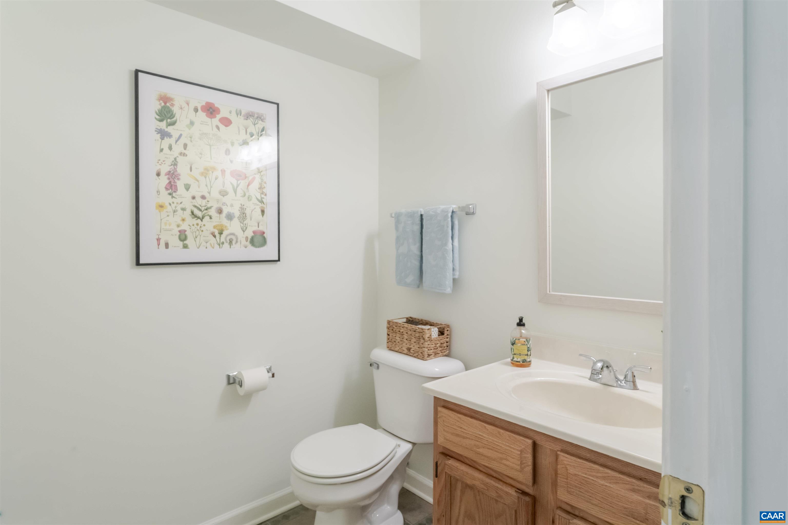 28 Bernice Lane Ruckersville, VA 22968 - Photo 19 of 40 a white toilet sitting next to a bathroom sink