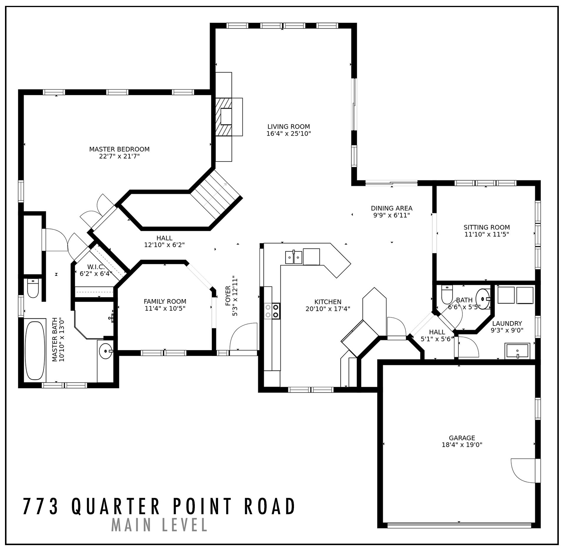 773 3 Quarter Point Road Wirtz, VA 24184 - Photo 5 of 77 Floorplan-main