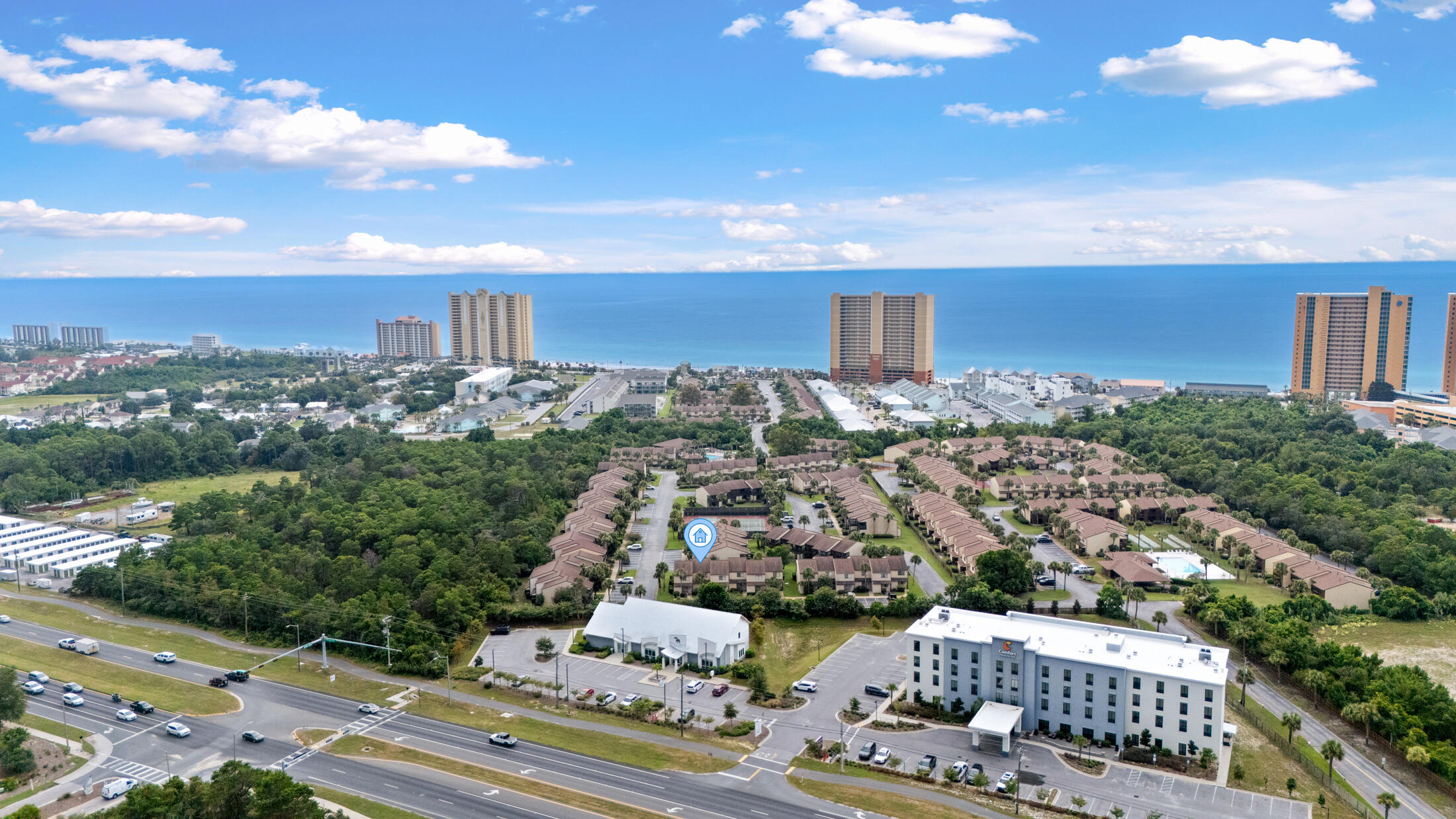 17620 Front Beach Road, Unit 2AA Panama City Beach, FL 32413 - Photo 26 of 27 Aerial View