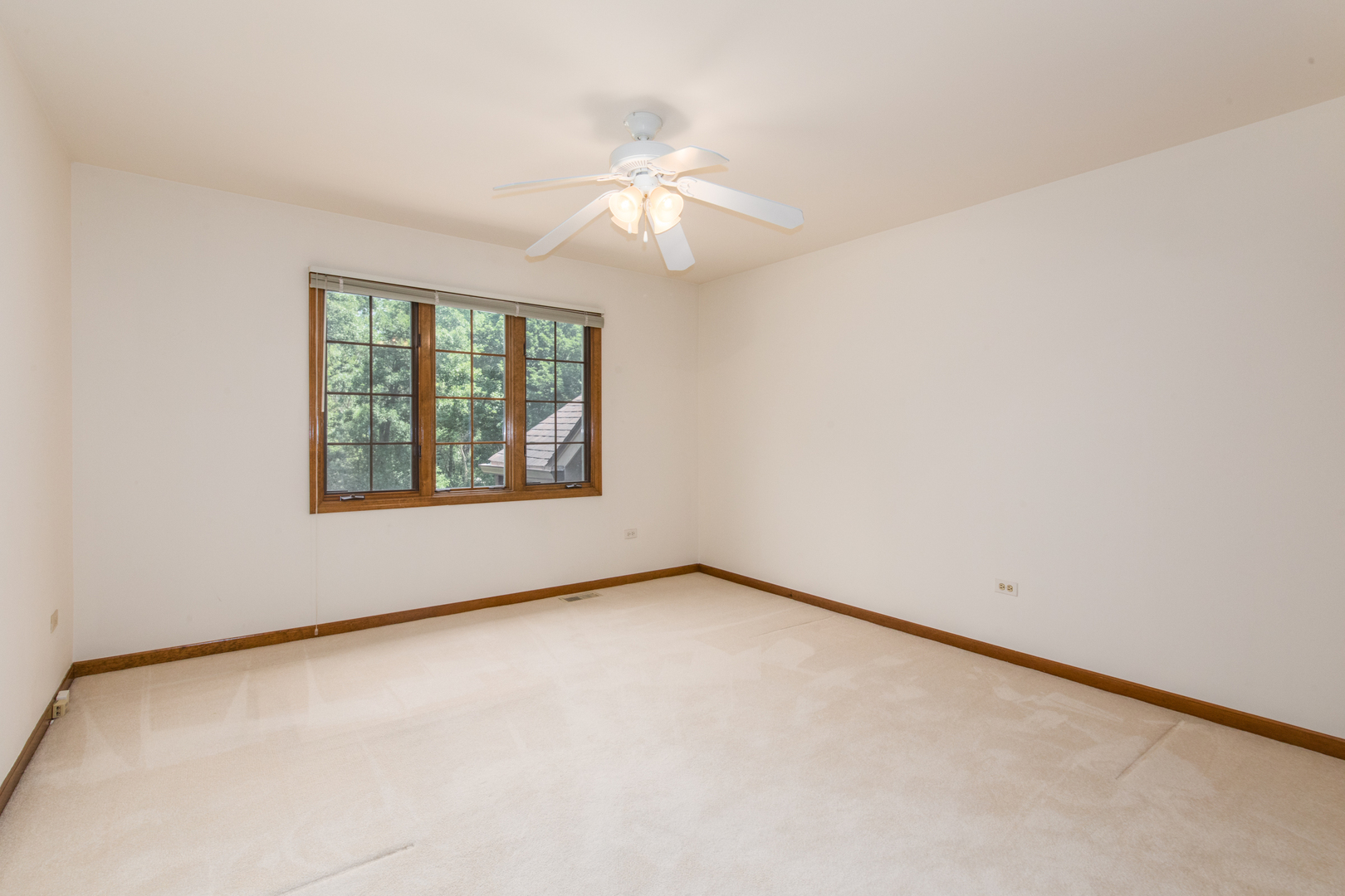 23W230 Hampton Circle Naperville, IL 60540 - Photo 34 of 55 an empty room with windows and chandelier fan